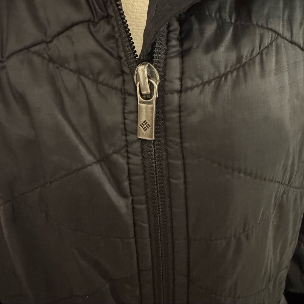 🖤 Columbia Omni-Heat & Omni-Shield Black Puffer Jacket — Women’s Medium - Picture 2 of 16